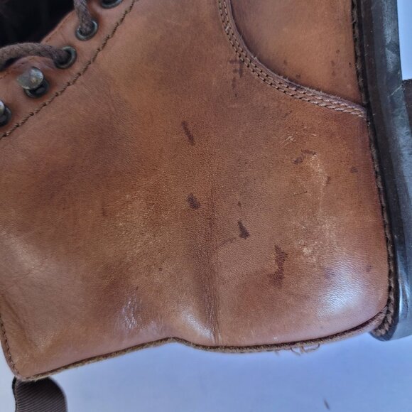 Coach Women's Leather Cap Toe Lace-Up Combat Ankle Boots. Size 5.5M - Picture 8 of 14